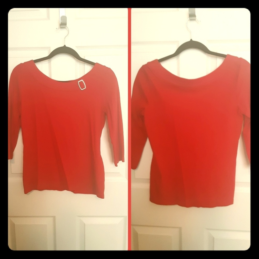 Kim Roger's 3/4 Sleeve Formal Top